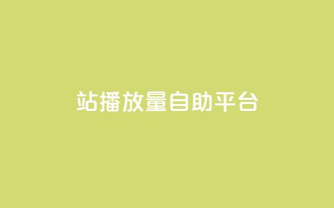 b站播放量自助平台 - 提升B站视频浏览量的自助服务平台! 第1张 b站播放量自助平台 - 提升B站视频浏览量的自助服务平台! 第1张