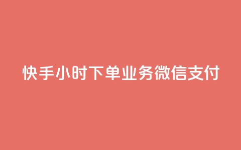 快手24小时下单业务微信支付,抖音24小时自助服务 - 快手免费观看 免费涨1000粉丝软件 第1张